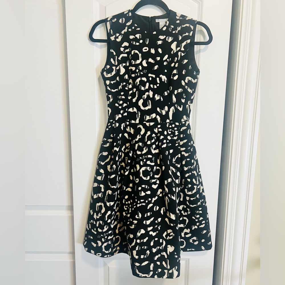 Formal leopard Printed Midi dress